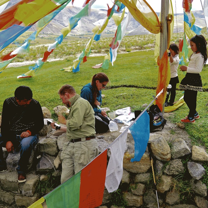 Scientists in Tibet